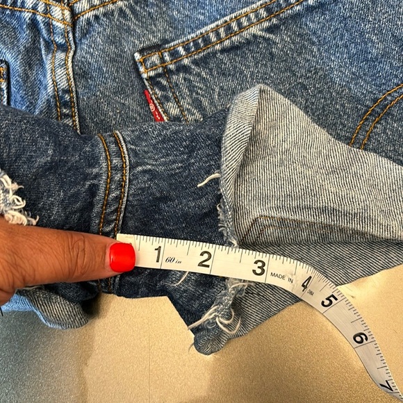 Levi's Blue Jean Shorts - Picture 7 of 10